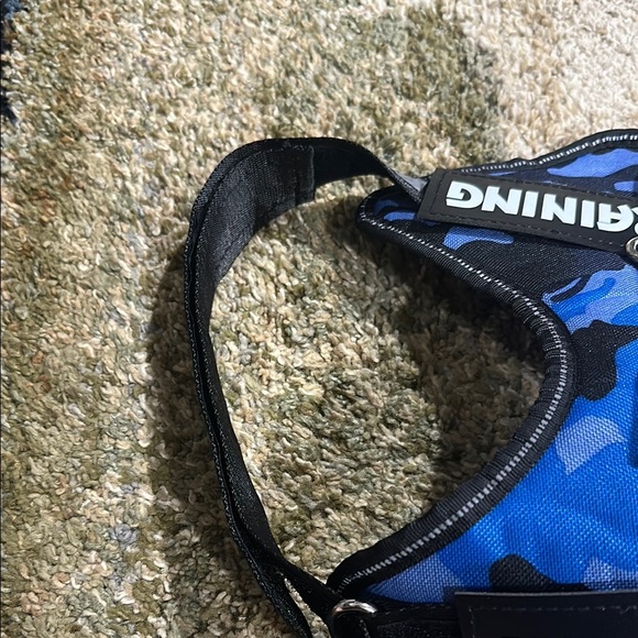 Dog Training Vest XXL Blue Camouflage Dog Harness Service Dog Training Dog NWT - Picture 4 of 7